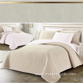 100% microfiber plush quilted coverlet Set bedspread sets